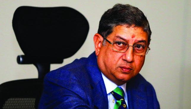 Former BCCI president and current ICC chairman N. Srinivasan.