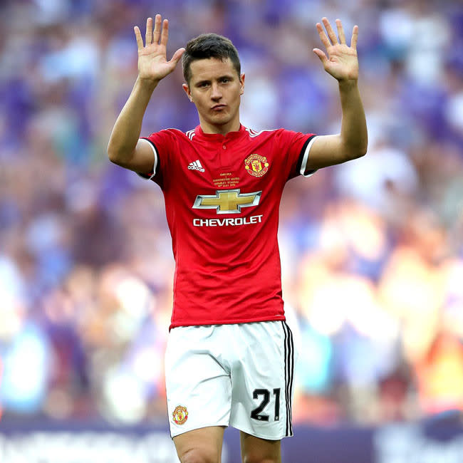 Ander Herrera, durante su etapa en el Manchester United credit:Bang Showbiz