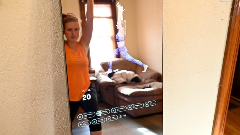 The Mirror makes it easy to get your cardio in each day.