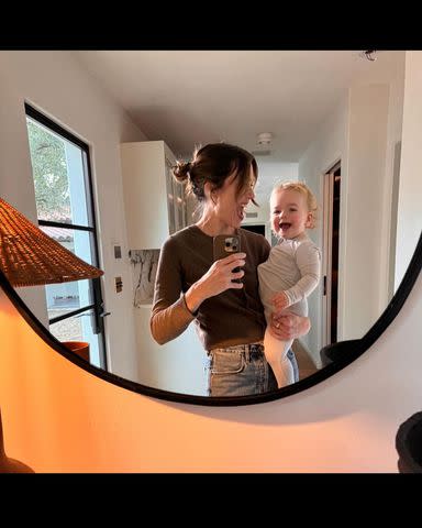 <p>Mandy Moore/Instagram</p> Mandy Moore and her son