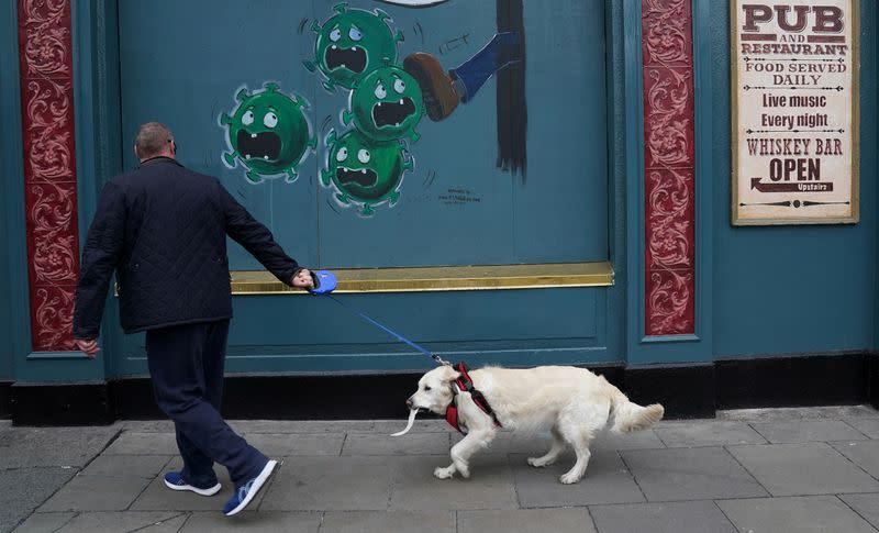 FILE PHOTO: Outbreak of the coronavirus disease (COVID-19) in Dublin