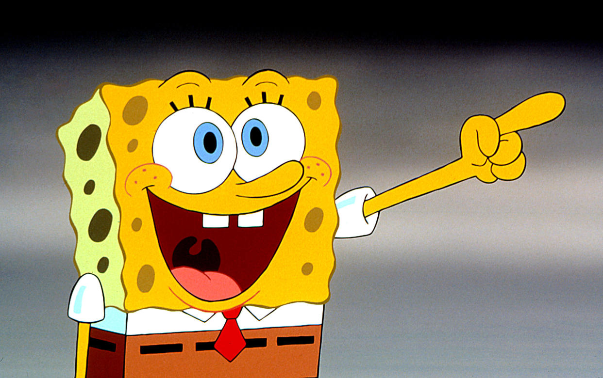 Nickelodeon cartoon icon SpongeBob Squarepants in 'The SpongeBob Squarepants Movie' (Photo: Paramount/courtesy Everett Collection)