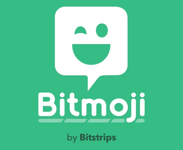 Bitmoji App提供個人emoji貼圖創作服務！