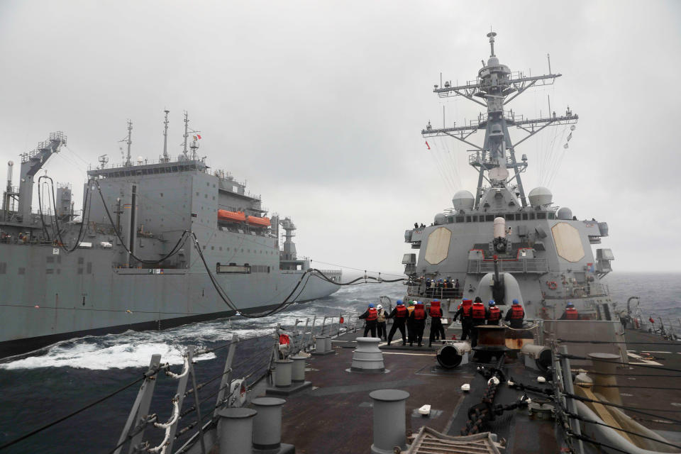 U.S. rejects Chinese claim that warship illegally entered waters in South China Sea
 (@US7thfleet / Twitter)