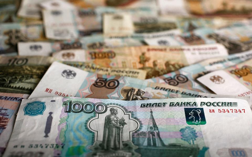 Russian rouble banknotes - REUTERS/Kacper Pempel//File Photo