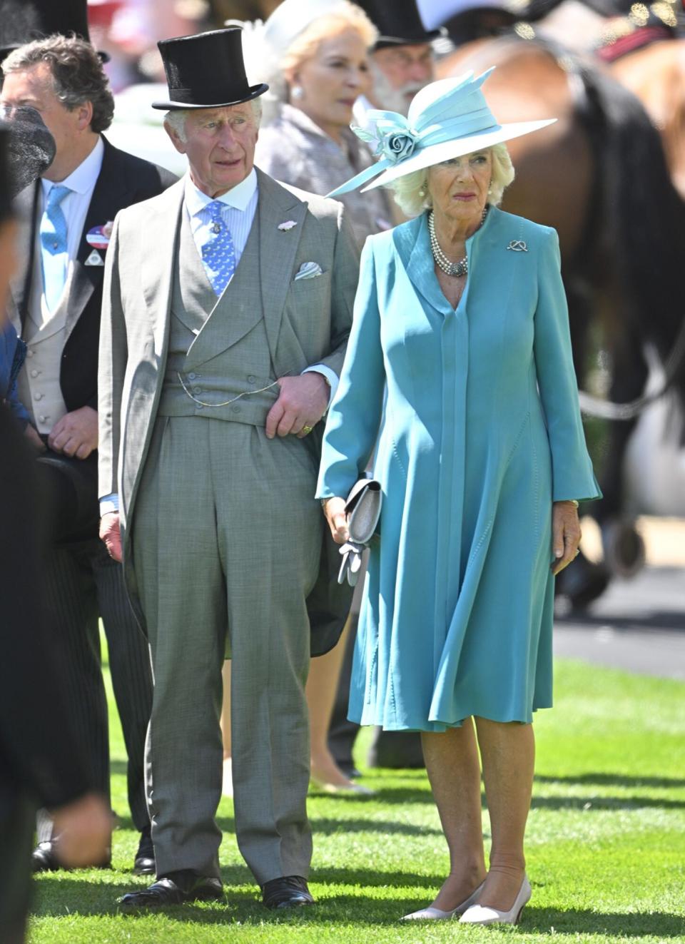 Prince Charles, Prince of Wales and Camilla, Duchess of Cornwall attend Royal Ascot 2022