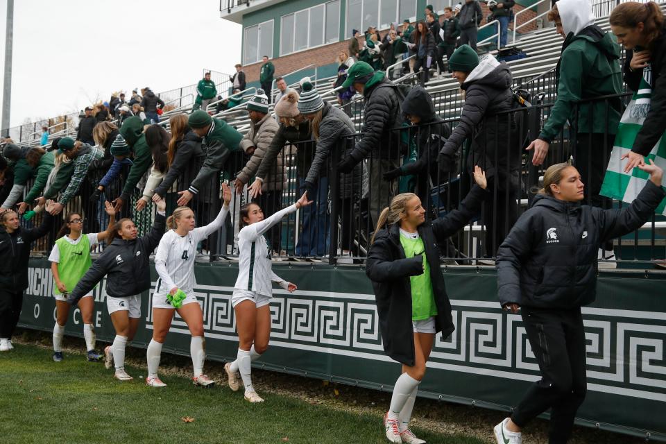 MSU's women's soccer program has won back to back Big Ten championships.