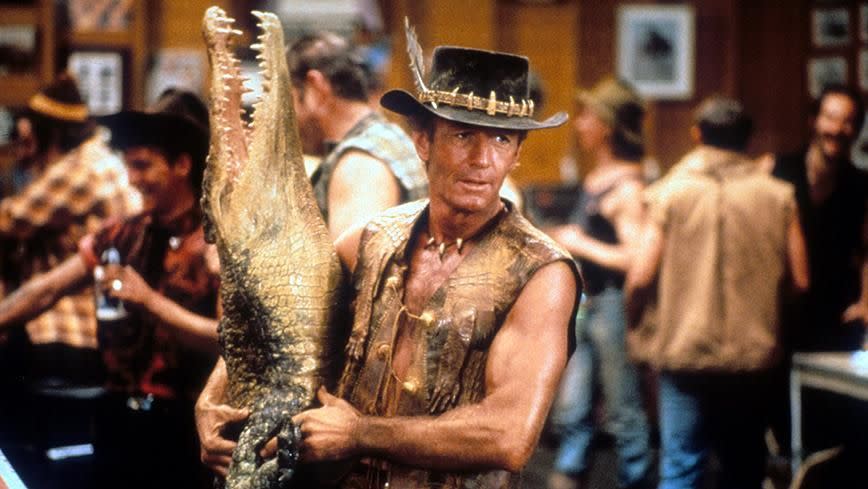 Paul Hogan as Crocodile Dundee. Photo: Getty