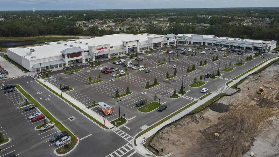 Home Goods opened 8 a.m. Thursday, April 13, in Parrish’s Creekside Commons shopping center. Home Goods is the second anchor to open there, with Lowe’s being the first. Other stores which have open include Pet Supplies Plus and Five Below. Benderson Development photo