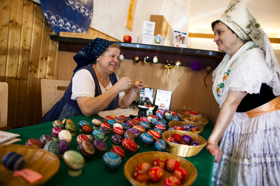 Sorbians Prepare Easter Eggs