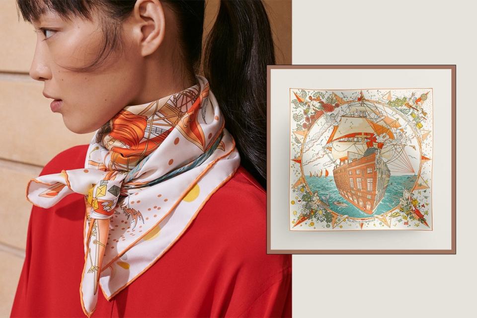 Hermès Flagship Scarf 90 HK$4,800 