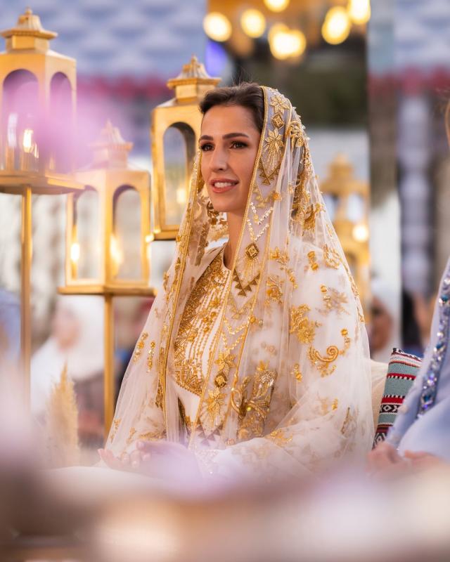 Rajwa Al Saif's Wedding Tiara Had a Secret Message