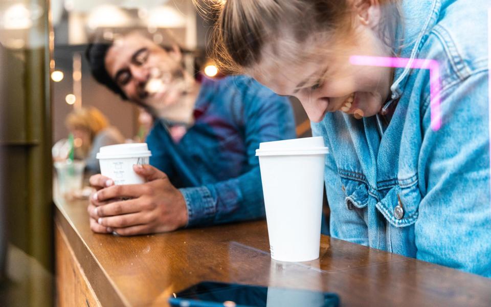 An easy way to make connections is getting coffee from the same café - Getty Images