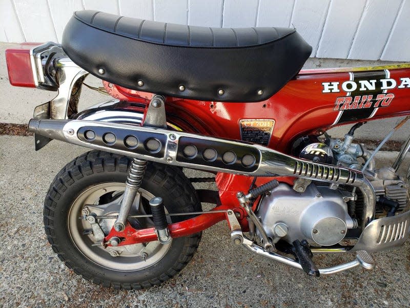 Photo: <a class="link " href="https://seattle.craigslist.org/see/mcy/d/seattle-1972-honda-ct70hk1-ct70h-ct70/7740219487.html" rel="nofollow noopener" target="_blank" data-ylk="slk:Craigslist;elm:context_link;itc:0;sec:content-canvas">Craigslist</a>