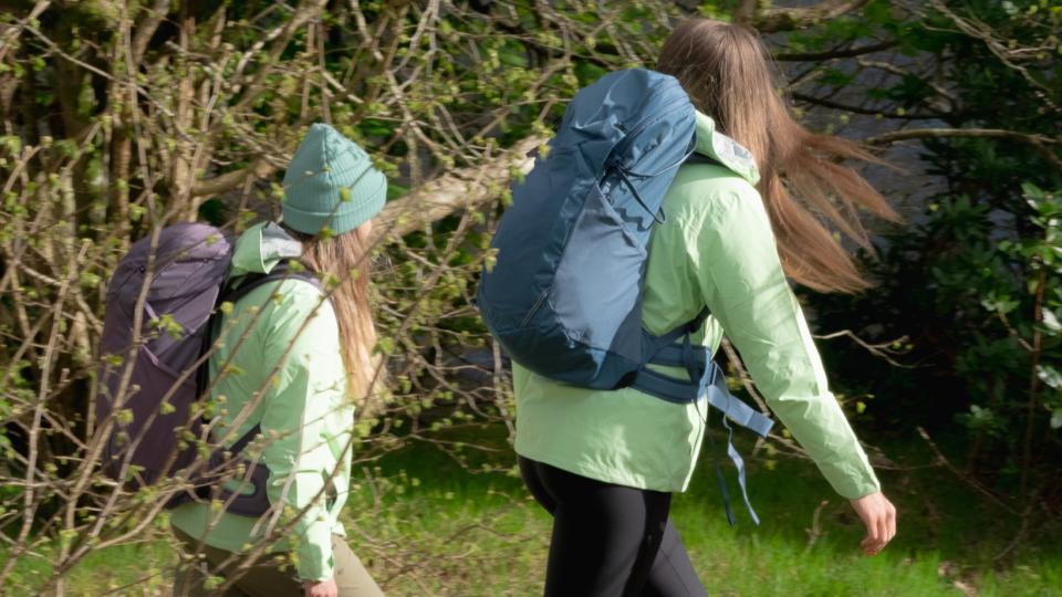 Hikers wearing the Kathmandu Valorous Pack