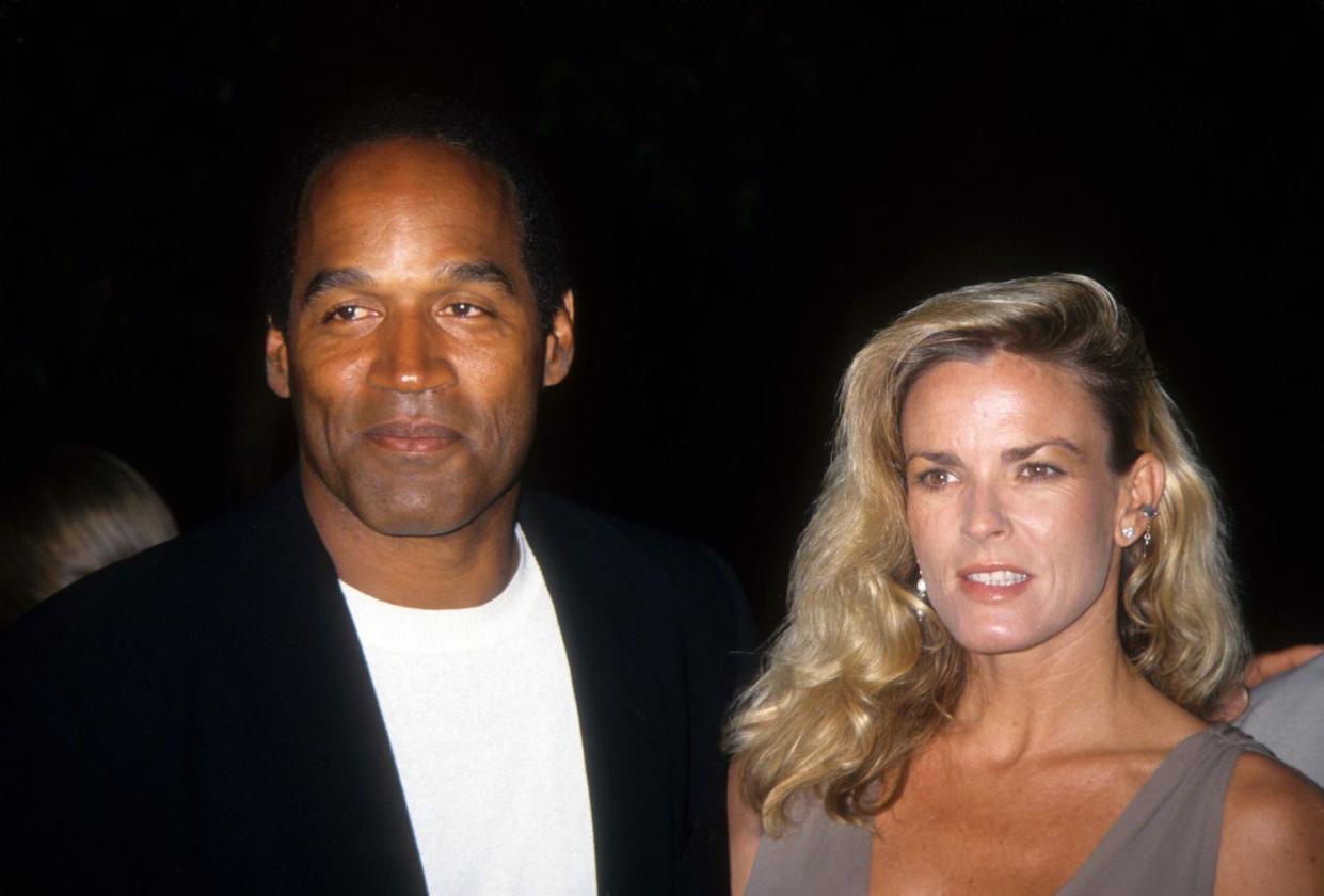 <p>Vinnie Zuffante/Getty</p> O.J. Simpson and Nicole Brown Simpson 