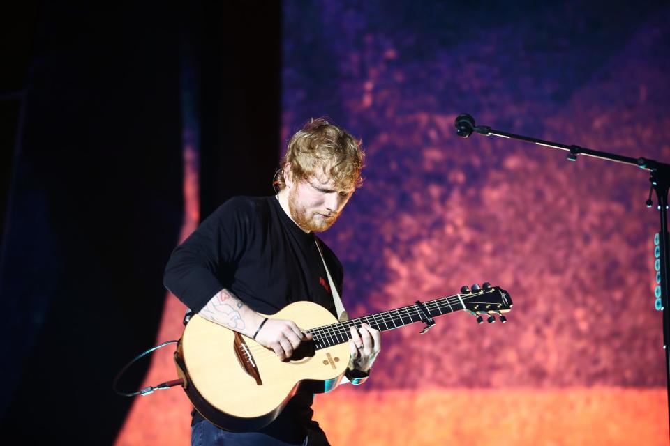 Collaborations: Sheeran's new album sees him team up with some of his favourite artists (Getty)