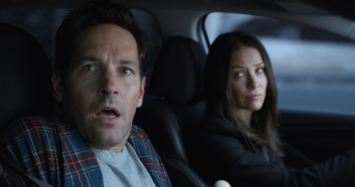 Paul Rudd and Evangeline Lilly in <em>Ant-Man and the Wasp</em>. (Photo: Disney)