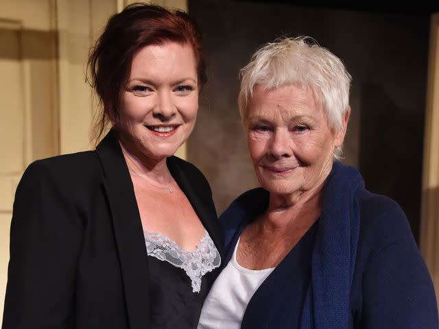 <p>David M. Benett/Dave Benett/Getty</p> Finty Williams and Judi Dench at the press night after party for "Pack Of Lies" in 2018