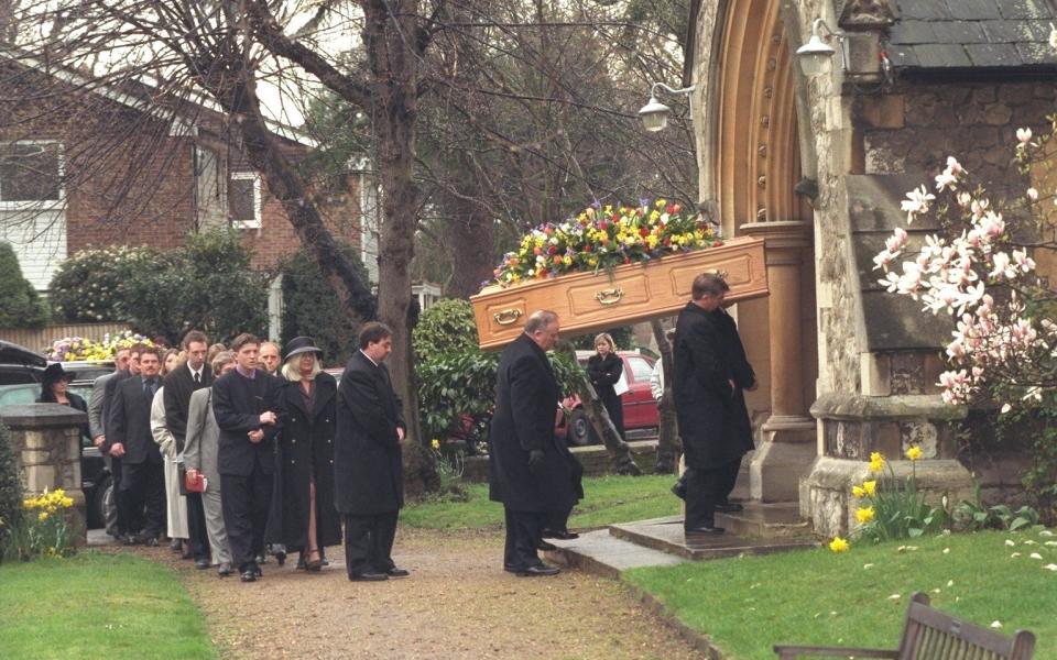 The funeral of Rod Hull at St Paul's Church