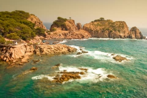 The spectacular coastline of the Costa Brava - Credit: getty