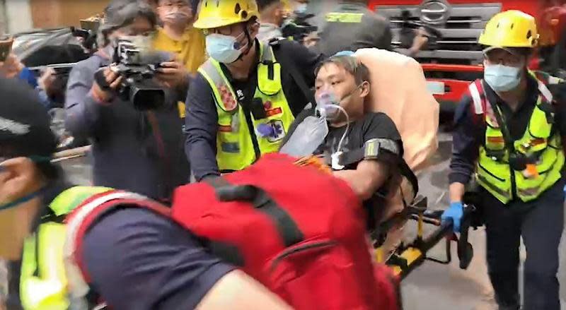 中市今天的民宅火警，已有6人死亡、7人受傷，是近20多年來，中市死傷最嚴重的民宅火警。（翻攝畫面）