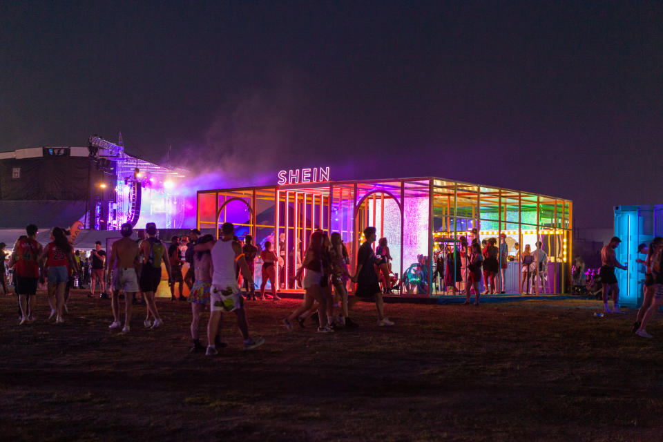 SHEIN’s pop-up at Veld Music Festival (August 2023)