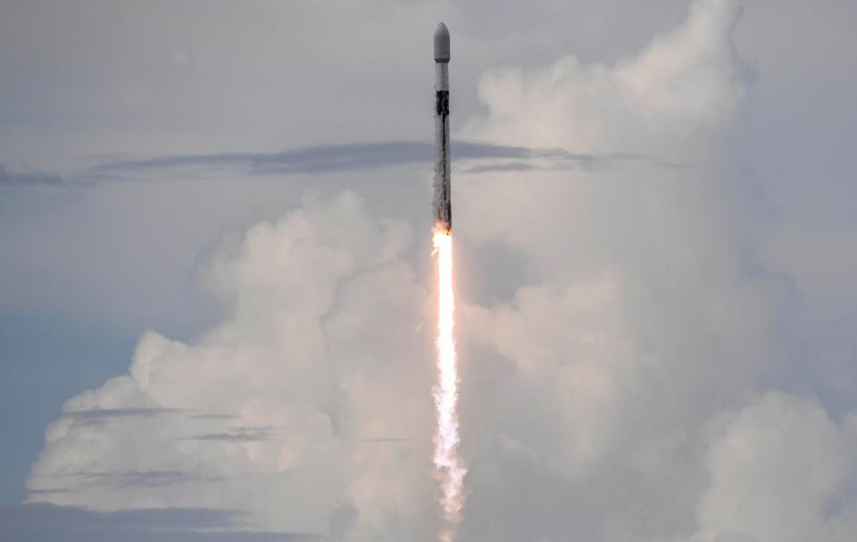 A SpaceX Falcon 9 rocket lifts off from Cape Canaveral Space Force Station, FL Wednesday, June 29, 2022. The rocket is carrying a commercial communications satellite. Craig Bailey/FLORIDA TODAY via USA TODAY NETWORK