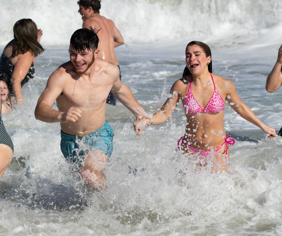 Thousands braved the chilly Atlantic Ocean in February for the annual Polar Bear Plunge for Special Olympics Delaware at Rehoboth Beach.