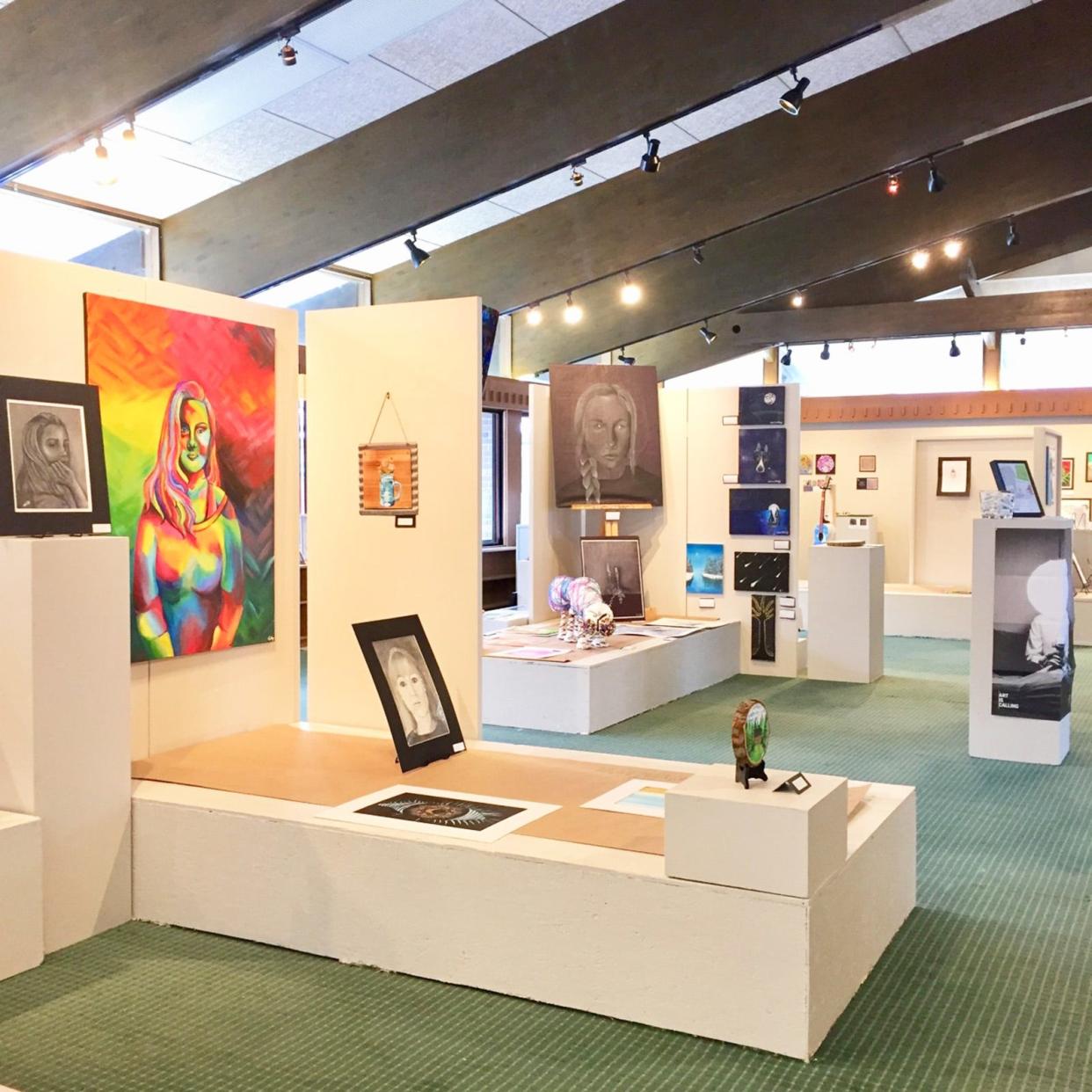 Artwork from area students will be on display at the Charlevoix Circle of Arts from Jan. 27 to Feb. 25 during the Spotlight on Innovation exhibit.