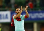 Football Soccer - Austria v Turkey - International friendly - Ernst Happel stadium, Vienna, Austria - 29/03/16. Turkey's Arda Turan reacts REUTERS/Leonhard Foeger