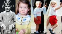 George and Charlotte look just like Wills and the Queen