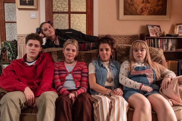 The cast of Derry Girls