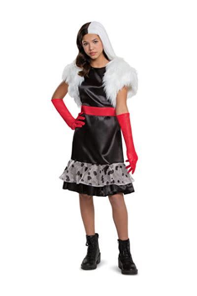 <p><strong>Disguise</strong></p><p>amazon.com</p><p><strong>$32.99</strong></p><p>The <em>Cruella</em> movie proved there's a softer — and more fashionable — side to the Disney villain. Here's a take on one of the looks from the film that doesn't require any harm to puppies.</p>