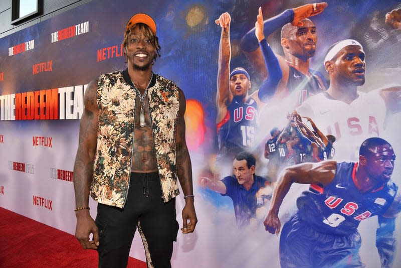 HOLLYWOOD, CALIFORNIA - 22 SEPTEMBER: Dwight Howard menghadiri pemutaran khusus Netflix 