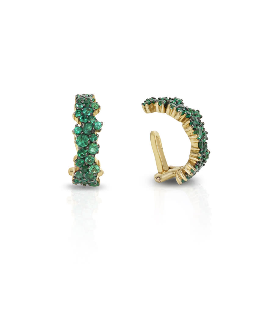 <p>Emerald Mirian Ear Cuff, $3,800, <a rel="nofollow noopener" href="https://www.modaoperandi.com/ana-khouri-r18/mirian-single-emerald-ear-cuff" target="_blank" data-ylk="slk:modaoperandi.com;elm:context_link;itc:0;sec:content-canvas" class="link ">modaoperandi.com</a> </p>