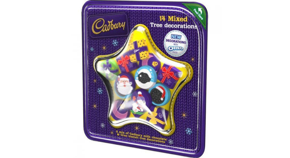 Cadbury Dairy Milk & Oreo Chocolate Tree Decorations