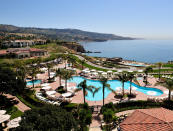 <p><strong>Where: </strong>Rancho Palos Verdes, California</p> <p><strong>Why: </strong>This luxury eco resort has an impressive list of facilities that you and your bridal party will defiitely enjoy exploring: four ocean-view pools, eight restaurants, bars, cafes, lounges, a golf-course, and, of course, the oceanfront spa that is the crown jewel of the resort, if you ask us. Spanning over 50,000 square feet of indoor and outdoor space, it has 25 treatment rooms, a fitness and wellness center, a full-service beauty salon, and spa lounges with saunas, steam rooms, whirlpools, cold plunges, and fire pits. Let's put it this way--if it's good enough for Britney Spears and Mariah Carey, it's good enough for us.</p> <p><strong>Try:</strong> Indulge in a revitalizing basalt hot stone facial that combines gem-toning therapy, essential oils, and a nutrient rich mask of marine elements that will leave your skin hydrated and radiant.</p> <p>For more information, visit: <a rel="nofollow noopener" href="http://www.terranea.com/" target="_blank" data-ylk="slk:terranea.com;elm:context_link;itc:0;sec:content-canvas" class="link ">terranea.com</a></p>  