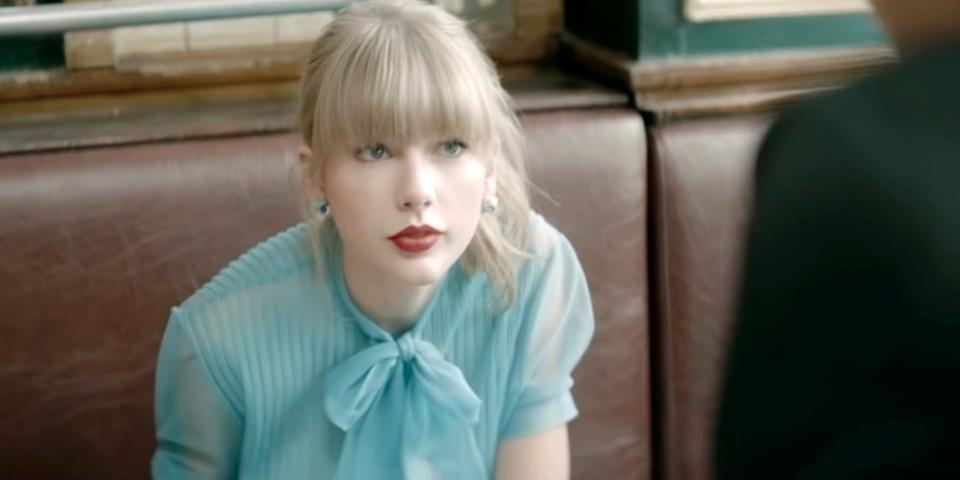 taylor swift begin again music video