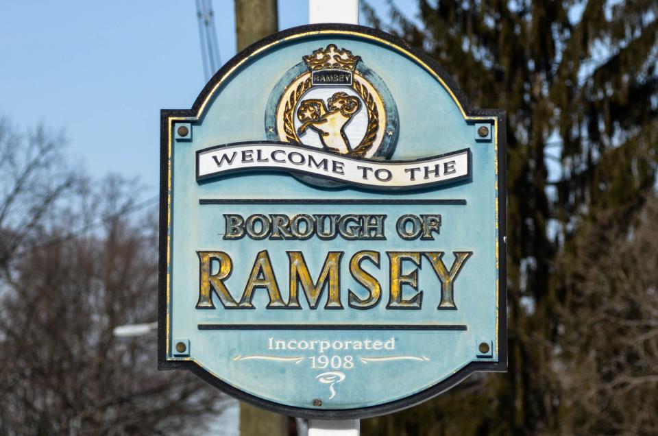 Ramsey, NJ sign.