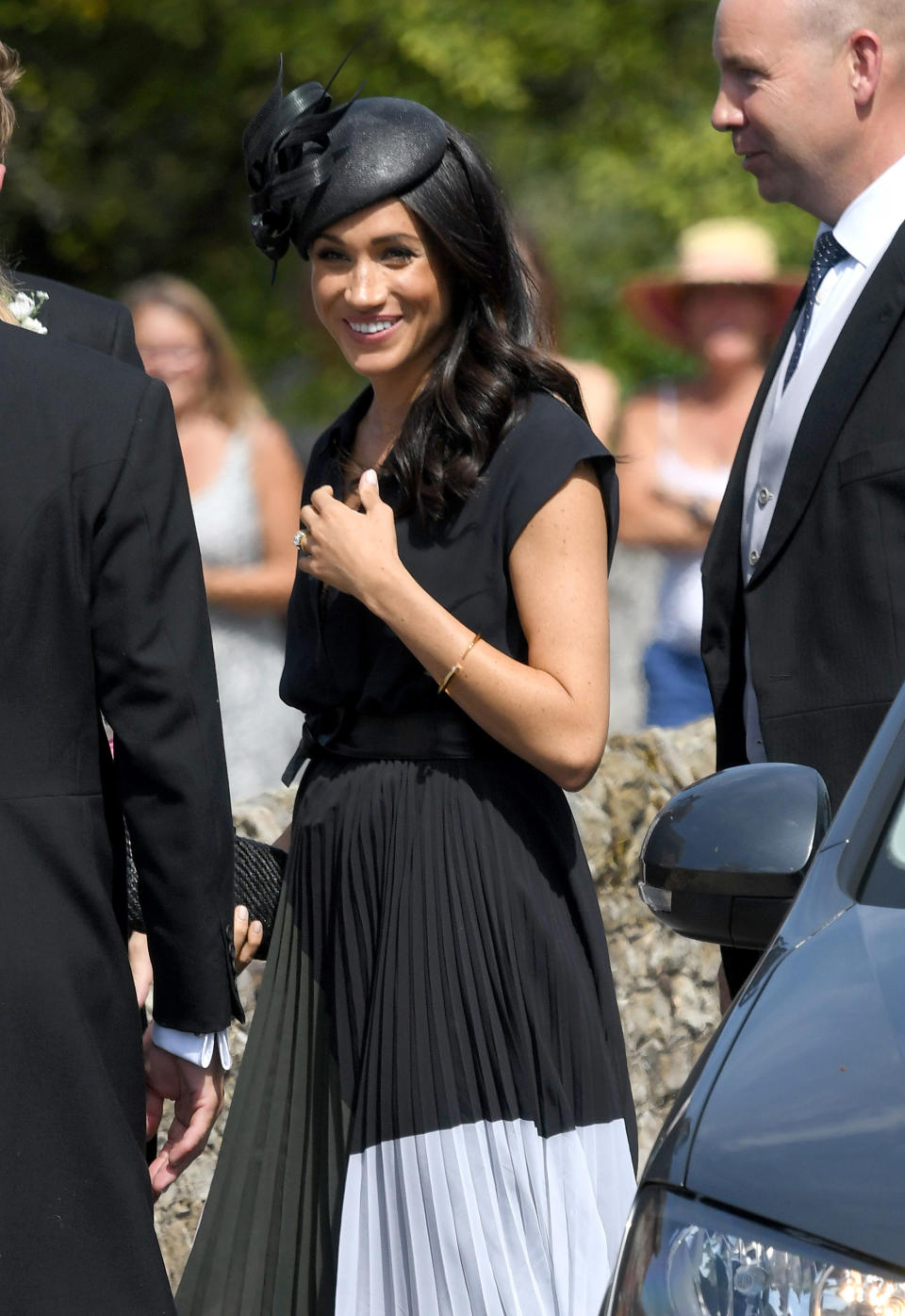 Meghan Markle attends wedding