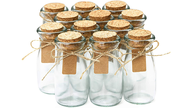 Cucumi Apothecary Jars with Lid on Amazon