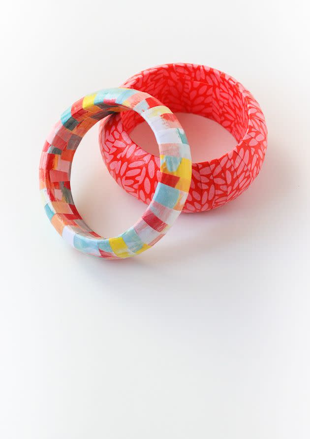 Paper-Wrapped Friendship Bangles