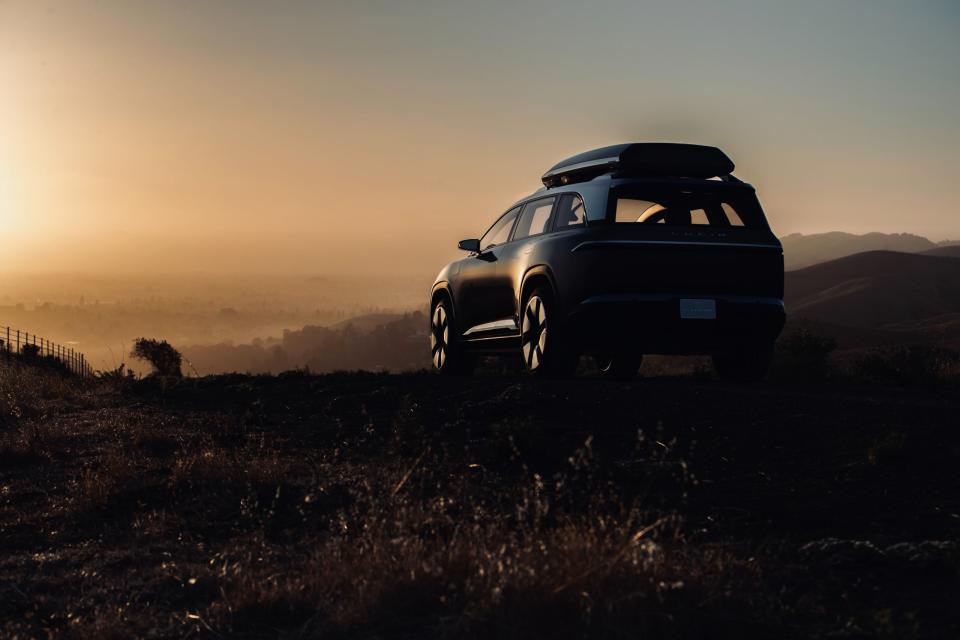 Das große SUV Lucid Gravity steht als nächstes auf der Liste.