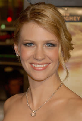 January Jones at the Hollywood premiere of Warner Bros. Pictures' We Are Marshall