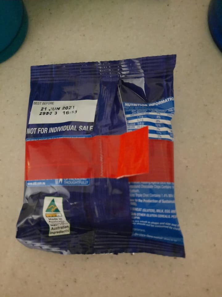 Fellow Aldi fans have shared their explanations for the bizarre packaging. Photo: Facebook (supplied).