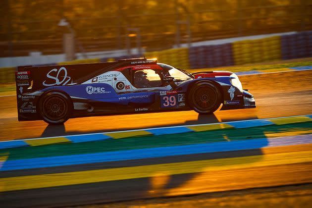 L'Oreca 07-Gibson numéro 39, samedi, sur le circuit de la Sarthe.