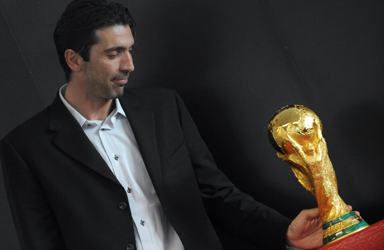 Buffon se convirtió en campeón mundial en Alemania 2006 (Foto de: TIZIANA FABI/AFP via Getty Images)