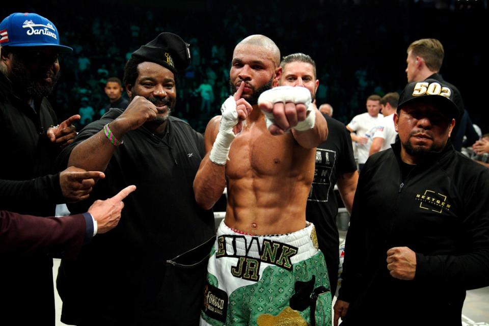 Eubank Jr relished his revenge against Smith in Manchester (Peter Byrne/PA)