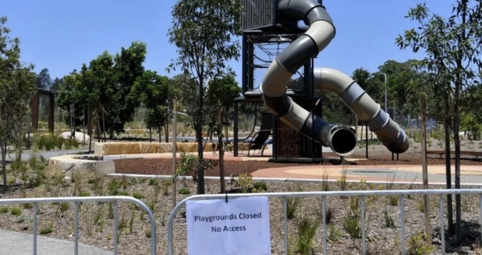 Asbestos was first discovered here at playground at Rozelle Parklands.